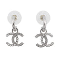 CHANEL CC Logo EarringsABD477-B16782-NY391 Gold Plated Rhinestone Faux Pearl