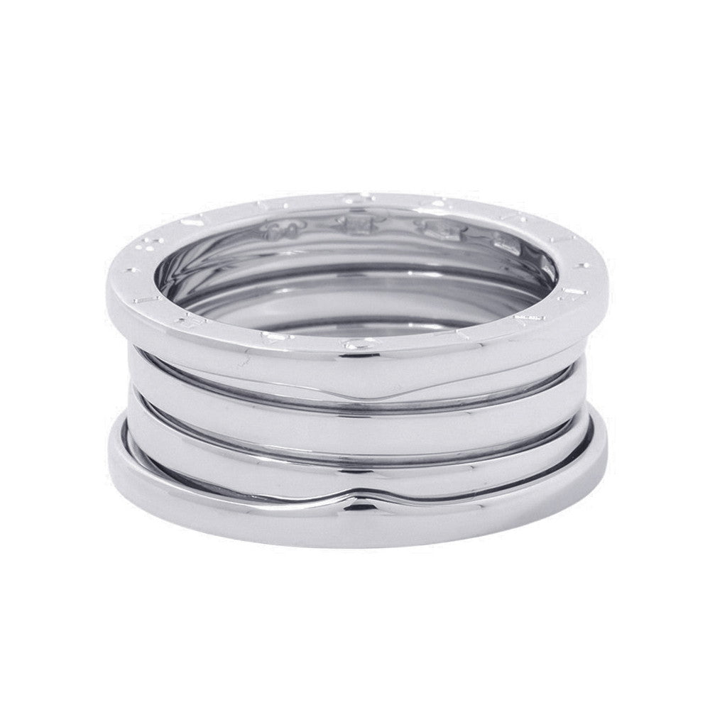 BVLGARI B.Zero1 Ring 4-band Size 60/#20 18K White Gold