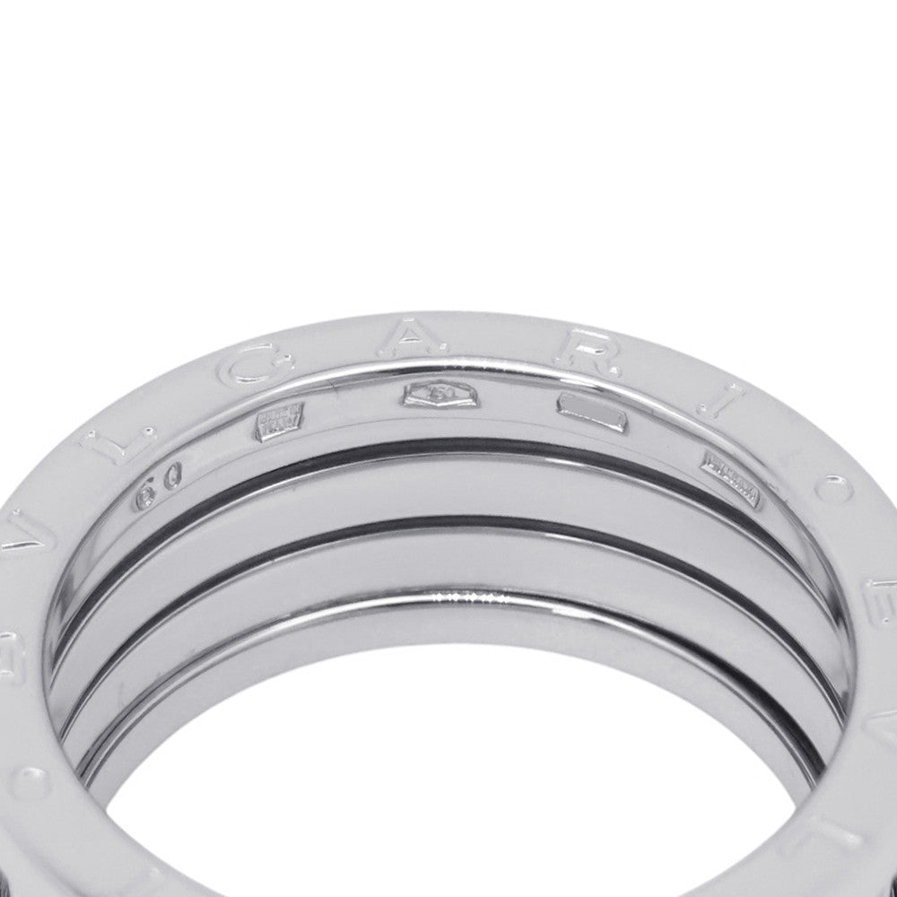 BVLGARI B.Zero1 Ring 4-band Size 60/#20 18K White Gold