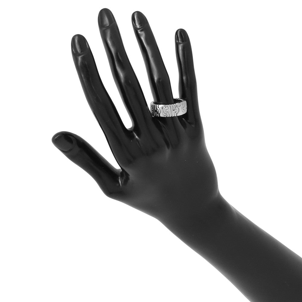 BVLGARI Parentesi Ring Size No. 20 18K White Gold