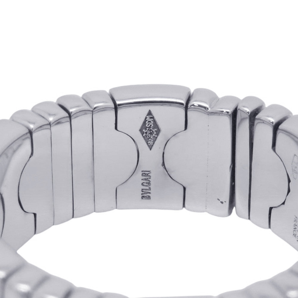 BVLGARI Parentesi Ring Size No. 20 18K White Gold