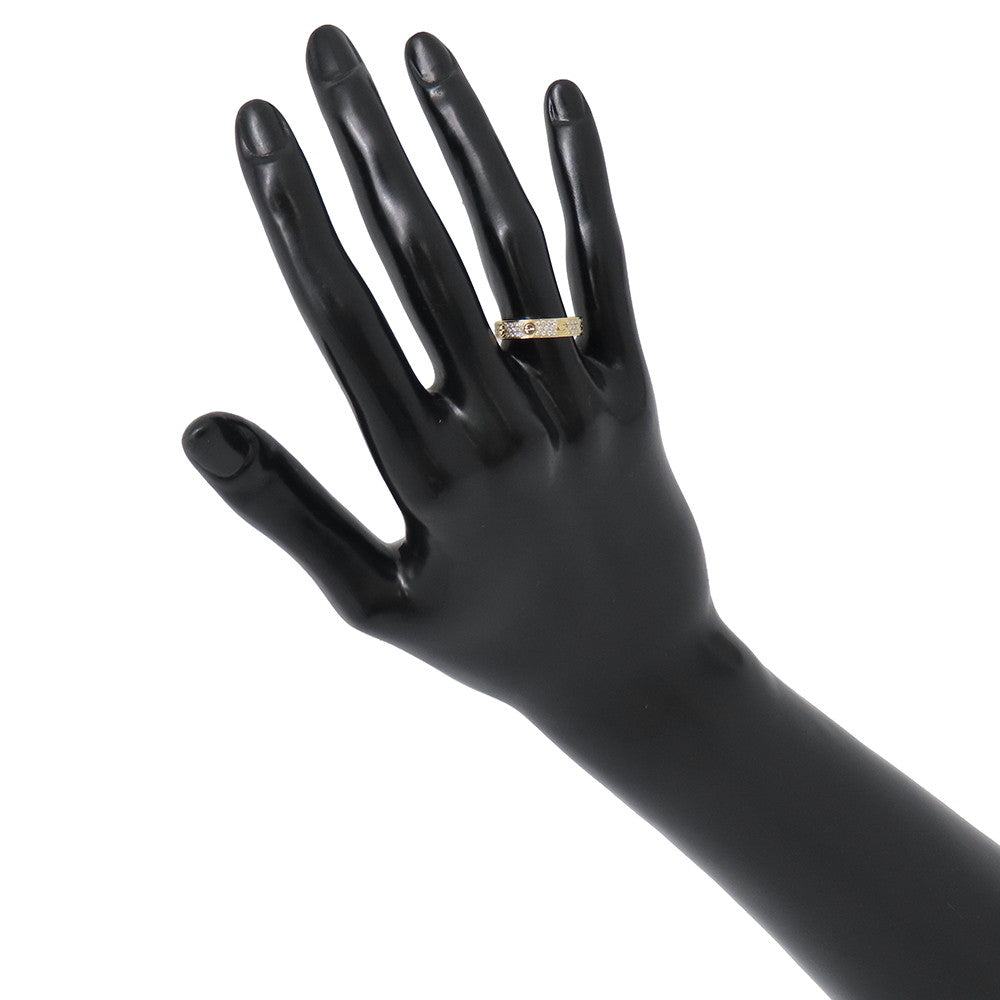CARTIER Love Ring Small Model Pave Size 50/#10 SmallB4083350/B4083300 18K Yellow Gold