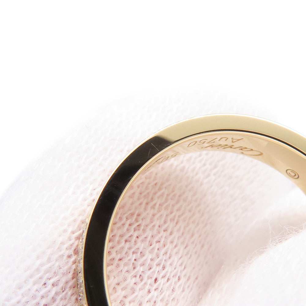 CARTIER Love Ring Small Model Pave Size 50/#10 SmallB4083350/B4083300 18K Yellow Gold