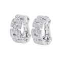 CARTIER Maillon PANTHERE Earring PaveB8032600 18K White Gold