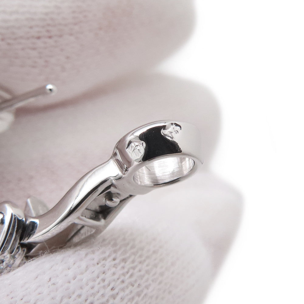 CARTIER Maillon PANTHERE Earring PaveB8032600 18K White Gold