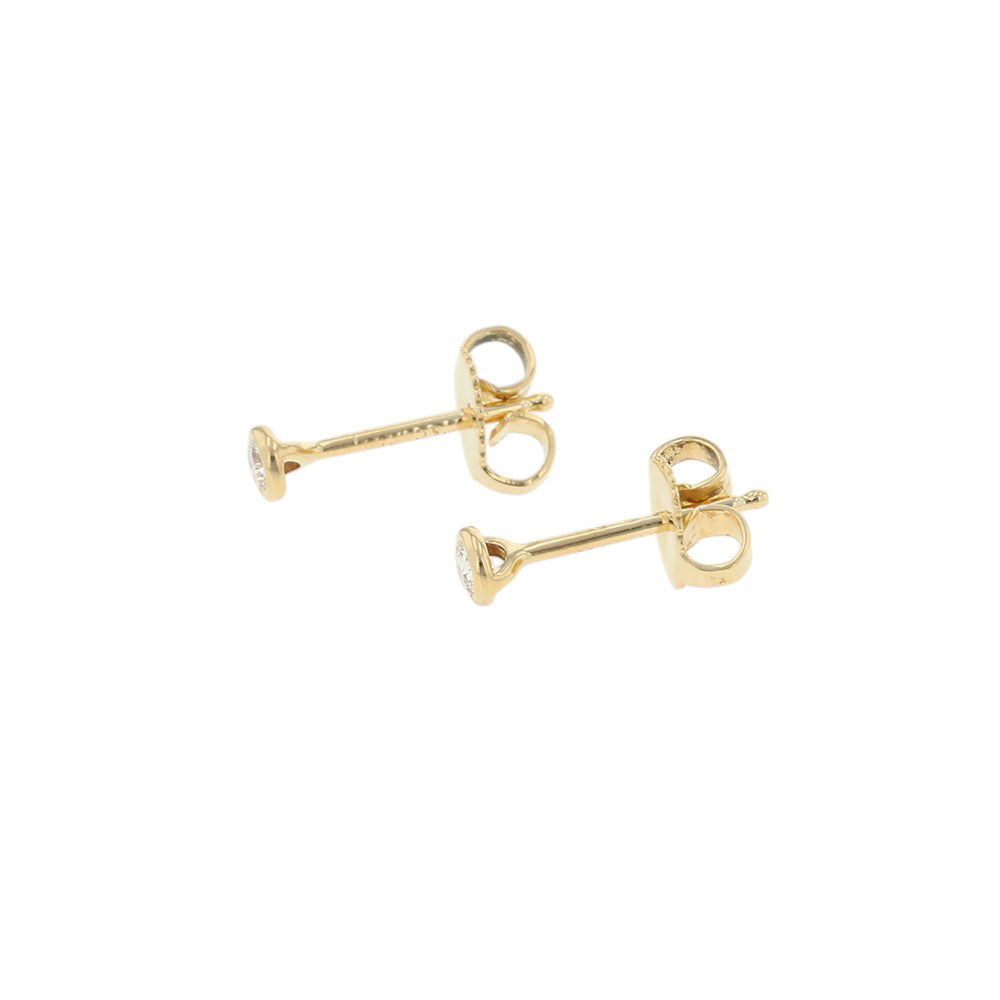 TIFFANY&Co. Elsa Peretti Diamond by the Yard Earrings60017485 18K Yellow Gold