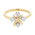TIFFANY&Co. Jean Schlumberger Diamond Ring Size ♯12 K18YG Pt950