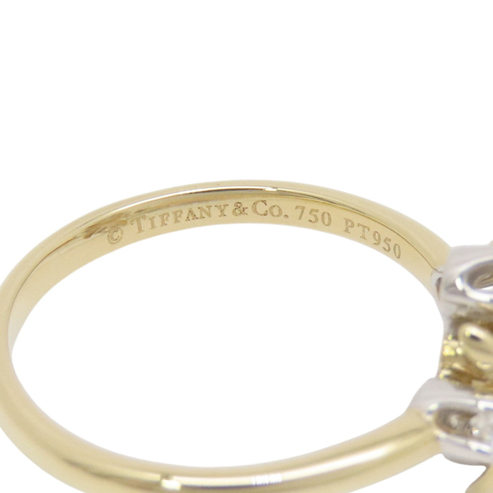 TIFFANY&Co. Jean Schlumberger Diamond Ring Size ♯12 K18YG Pt950