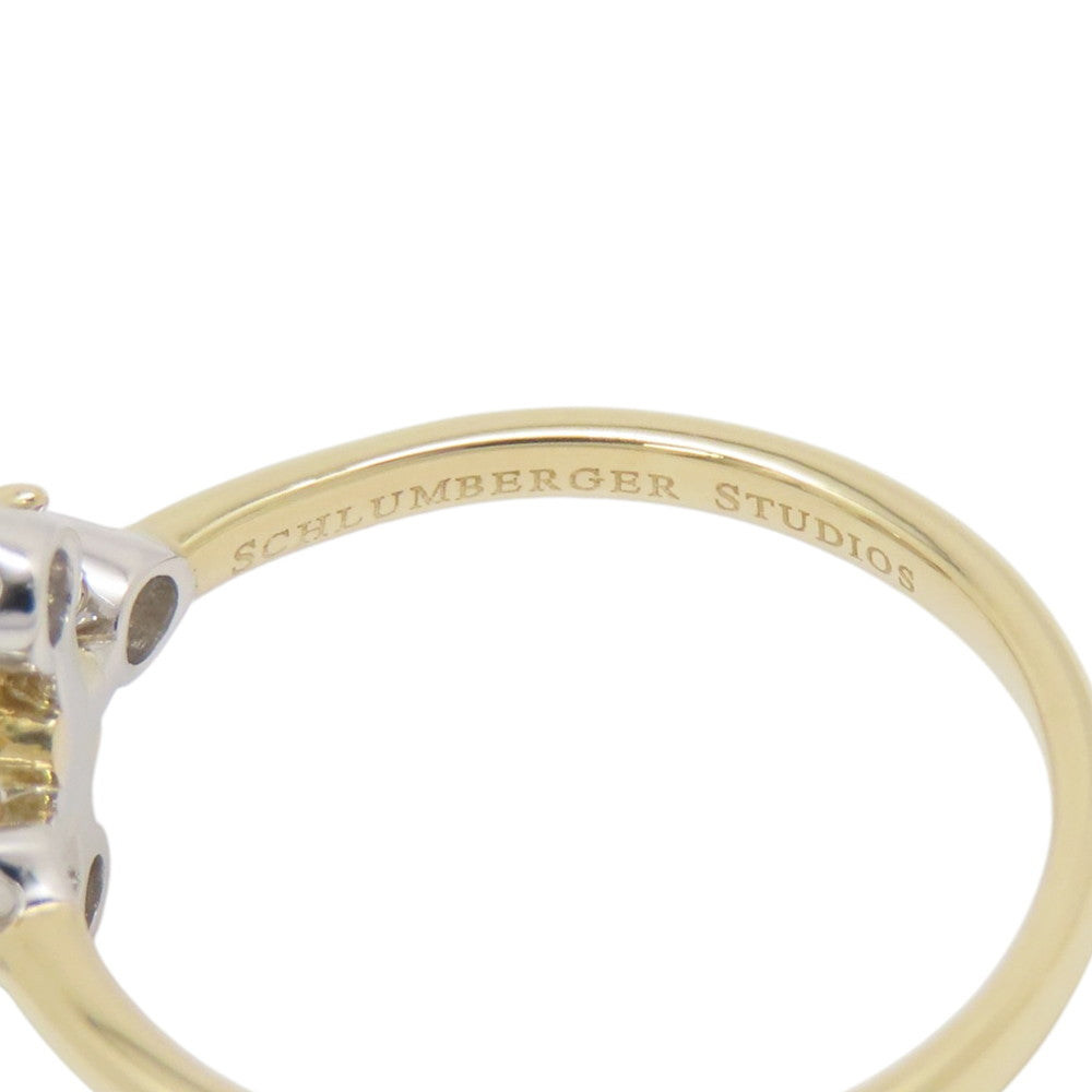 TIFFANY&Co. Jean Schlumberger Diamond Ring Size ♯12 K18YG Pt950