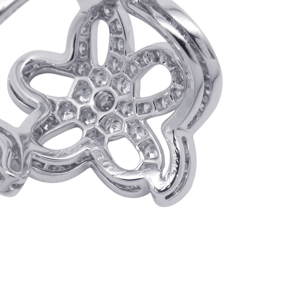Van Cleef & Arpels Dentelle Ring Size 53/#13 18K White Gold