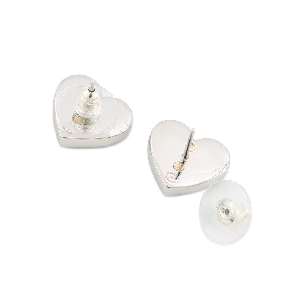 CHANEL CC Logo Heart EarringsABH084-B23473-U7518 Metal Rhinestone