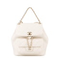 CHANEL Matelasse SmallBackpack WhiteAS2908 Lambskin
