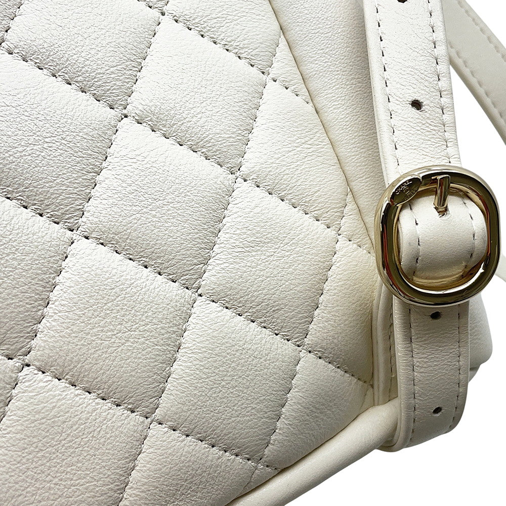 CHANEL Matelasse SmallBackpack WhiteAS2908 Lambskin