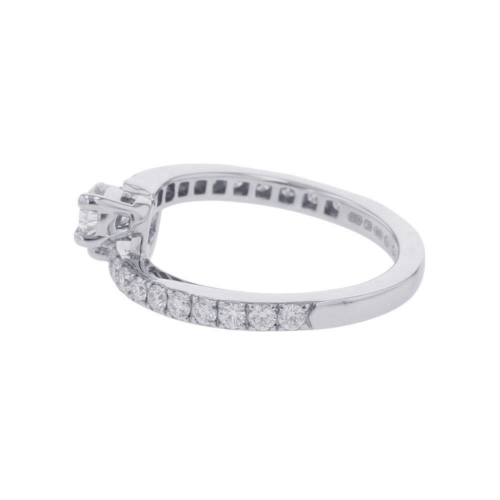 GRAFF Duet Wrap-Around Diamond Ring Size Approximately 8thRGR779 18K White Gold