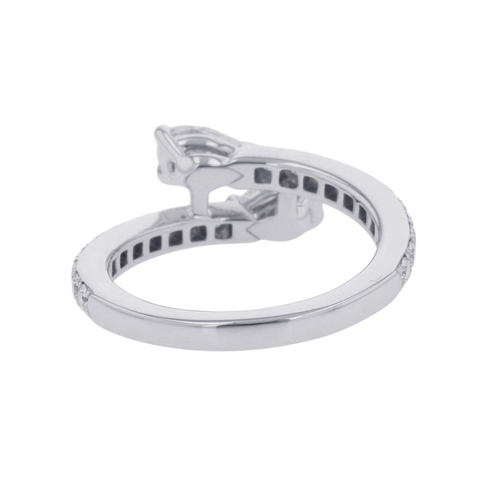 GRAFF Duet Wrap-Around Diamond Ring Size Approximately 8thRGR779 18K White Gold