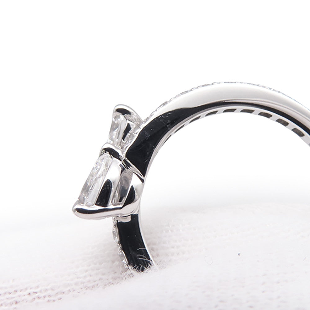 GRAFF Duet Wrap-Around Diamond Ring Size Approximately 8thRGR779 18K White Gold