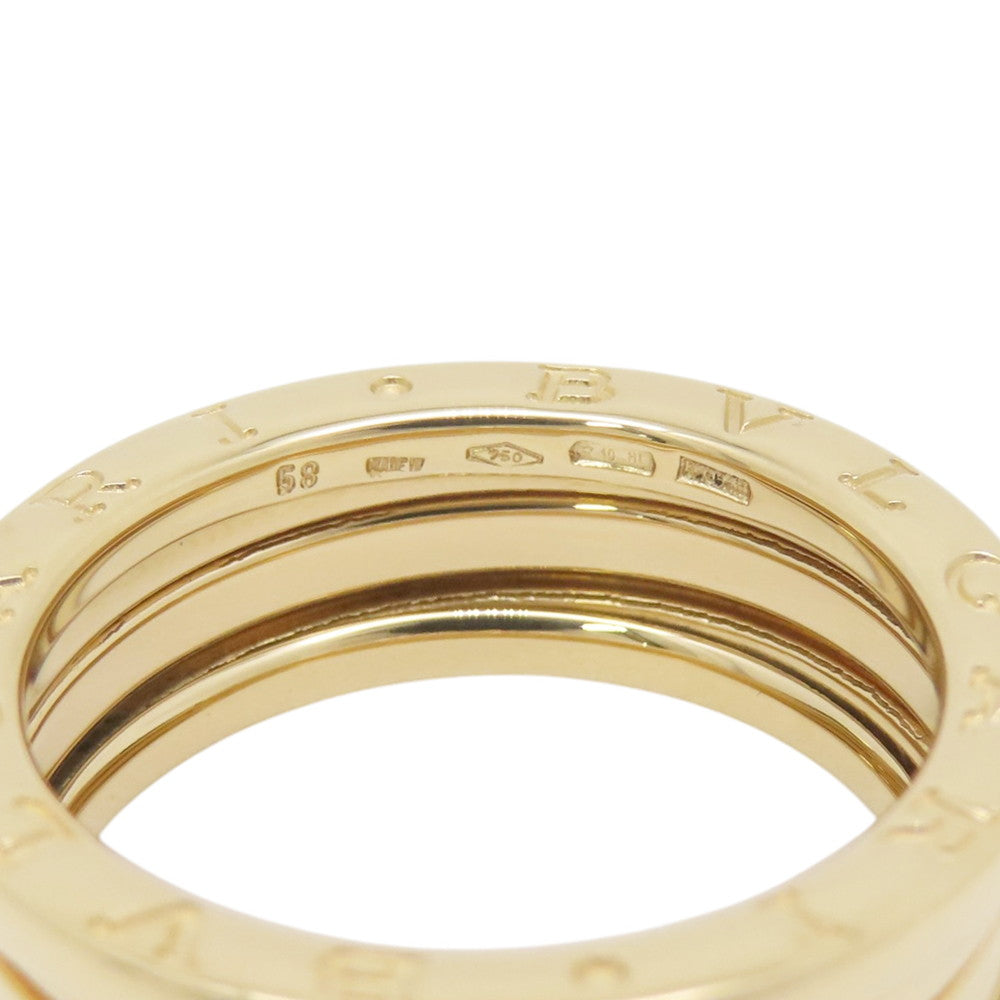 BVLGARI B.Zero1 2-band Ring Size 58/#17 18K Yellow Gold