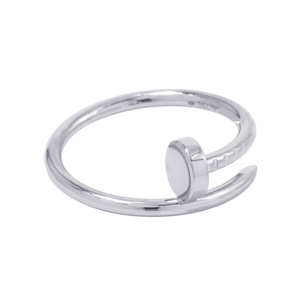 CARTIER Juste Un Clou Ring Small model Size 52/#12 SmallB4226052/B4226000 18K White Gold
