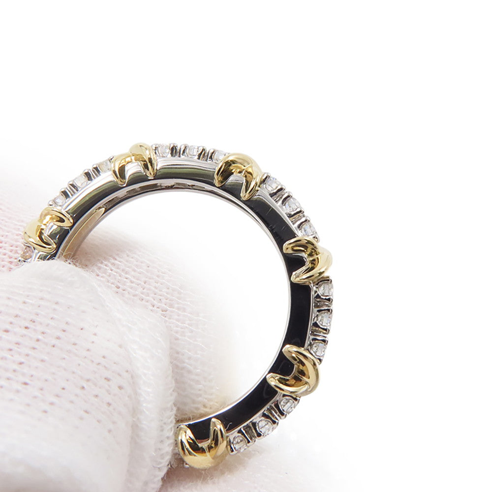 TIFFANY&Co. Jean Schlumberger Narrow Ring Size Approximately 1174037984 Pt950 K18YG