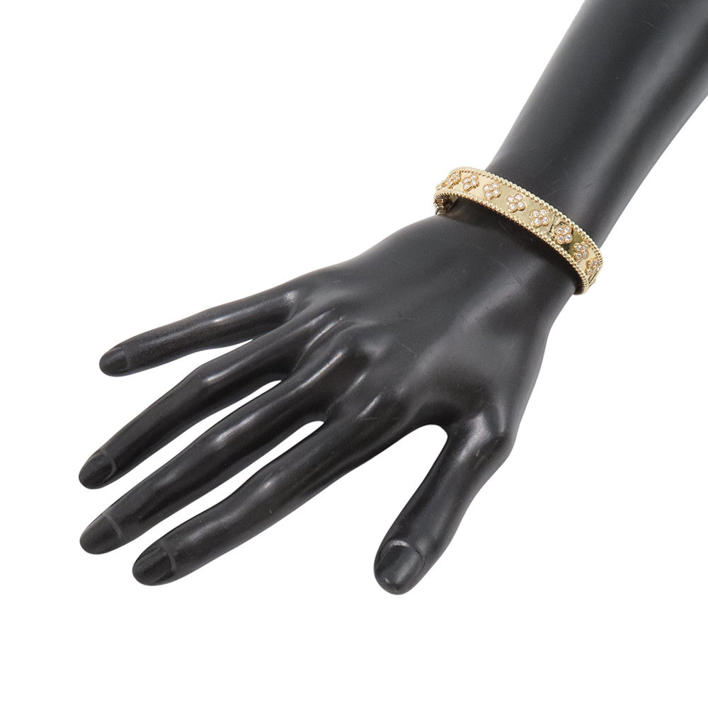 Van Cleef & Arpels Perle Clover Bracelet Extra Small Model Size XSVCARO56200 18K Yellow Gold