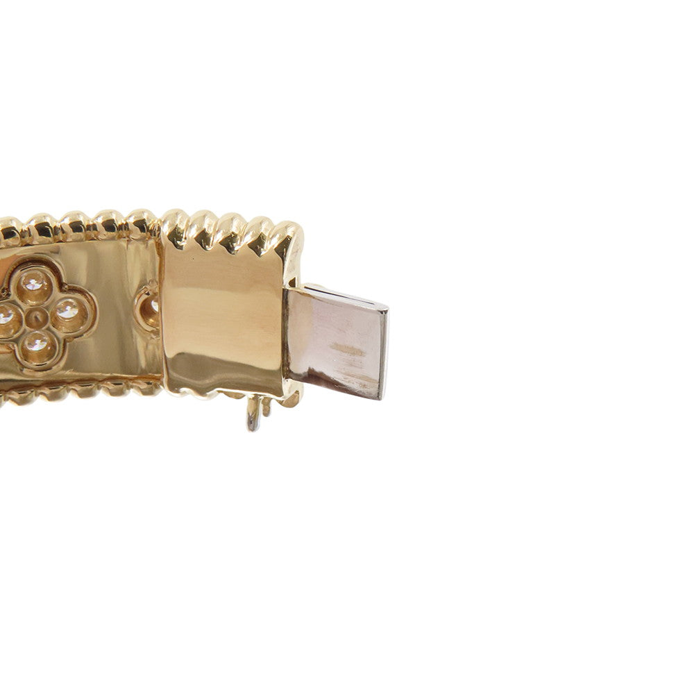 Van Cleef & Arpels Perle Clover Bracelet Extra Small Model Size XSVCARO56200 18K Yellow Gold