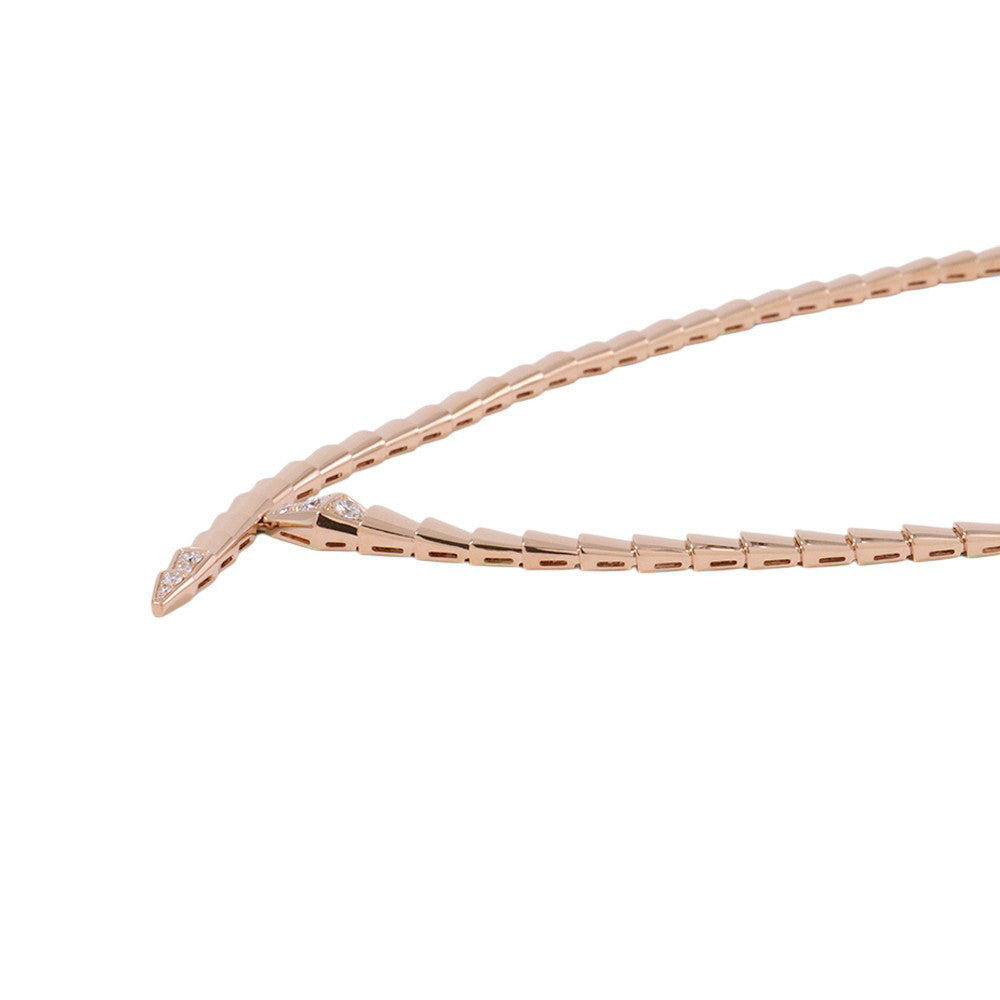 BVLGARI Serpenti Viper Necklace Size L357864 18K Pink Gold