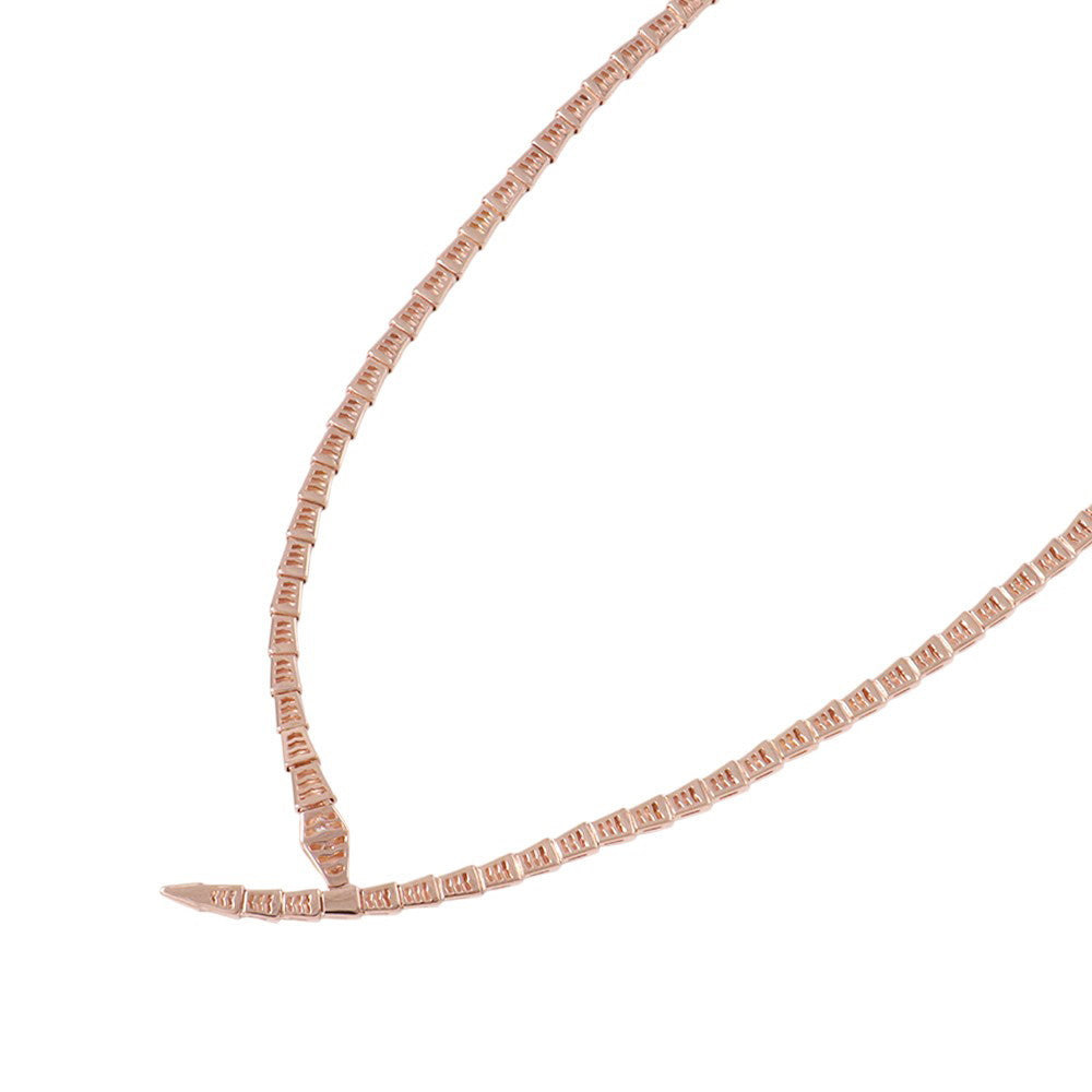 BVLGARI Serpenti Viper Necklace Size L357864 18K Pink Gold