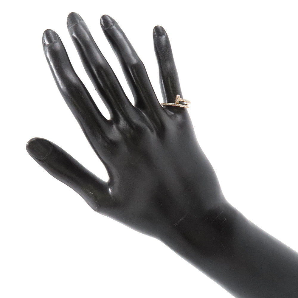 CARTIER Juste Un Clou Semi-Pavé Ring Size 47/#7 SmallB4231447/B4231400 18K Pink Gold