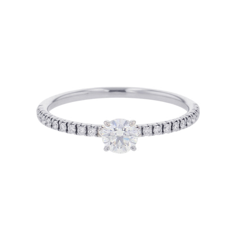 CARTIER Etincelle De Cartier solitaire ring Size 53/#13N4744353/N4744300 Pt950