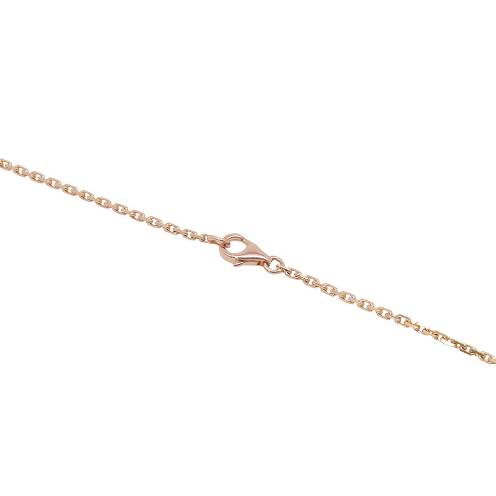 CARTIER Baby Love Semi-Pave NecklaceB7013900 18K Pink Gold