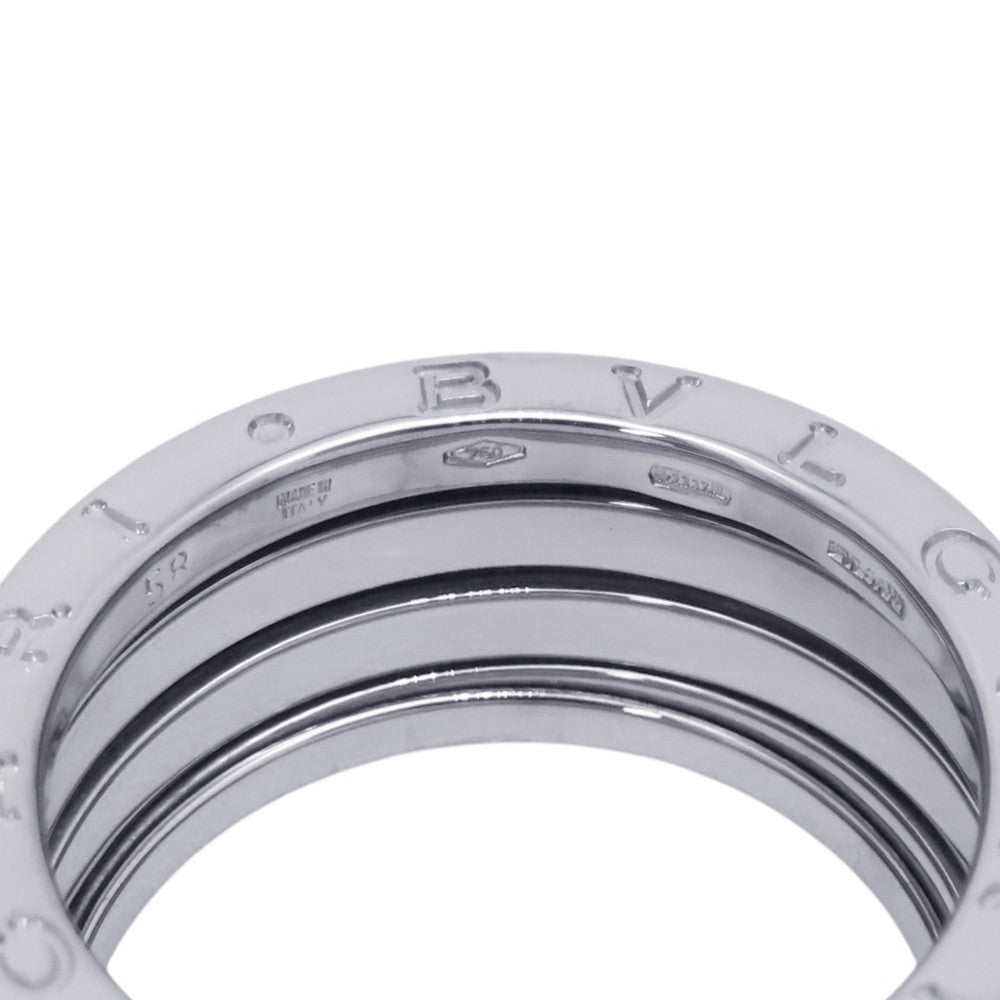 BVLGARI B-zero1 Ring 4 bands Size 58/#18 18K White Gold