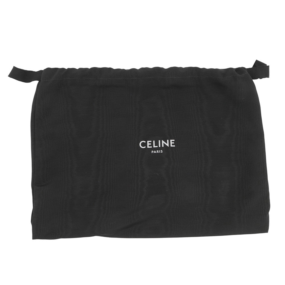 CELINE Quilted Camera Bag Black188353 Leather Size Medium