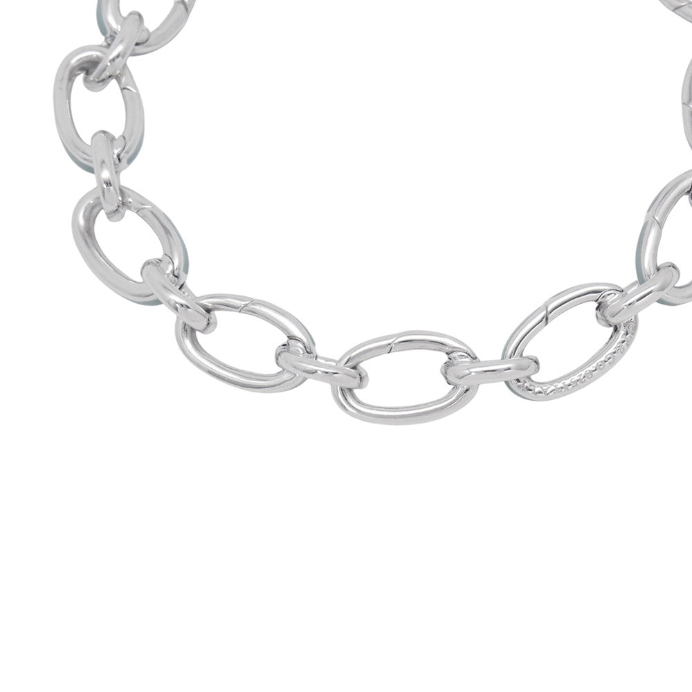 TIFFANY&Co. Clasping Link Bracelet SV925 TIFFANY&Co. Blue Enamel