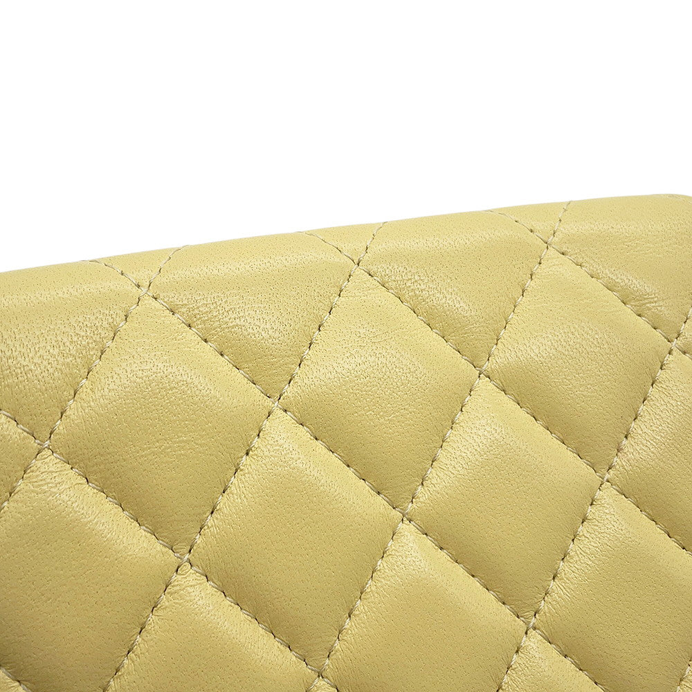 CHANEL Matelasse Cocoball Mini Chain Shoulder YellowAP1628 Lambskin