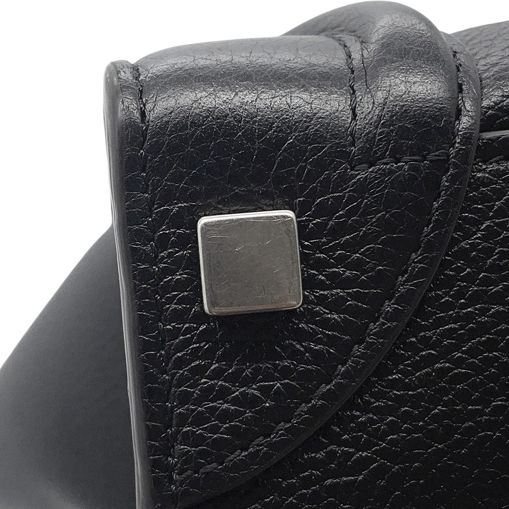 CELINE Luggage Shopper Tote Black189793 Leather Size micro