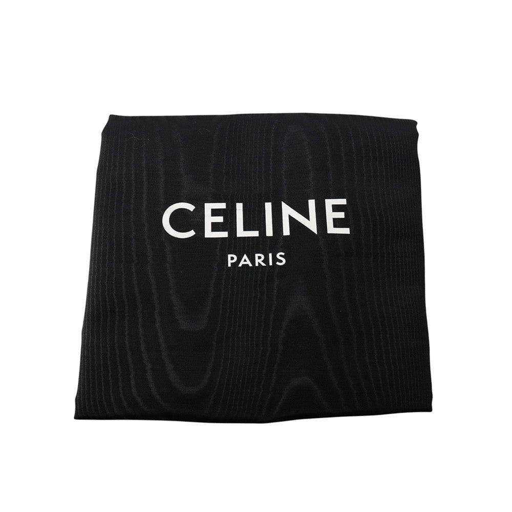 CELINE Vertical Cabas Natural/Purple192082 Canvas Leather Size Small