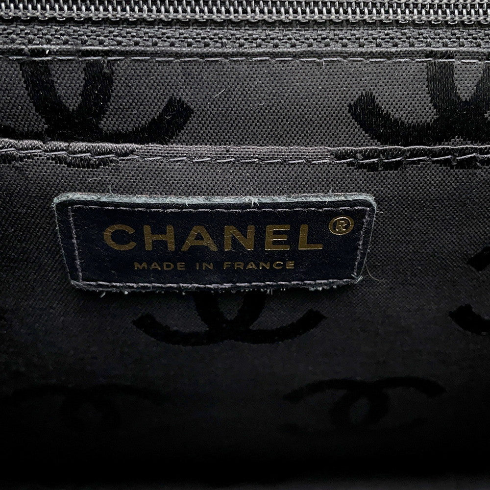 CHANEL Wild Stitch Handbag Black Lambskin