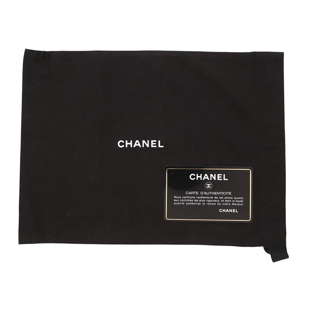 CHANEL Matelasse PearlChain ShoulderPouch BlackAP1838 Lambskin