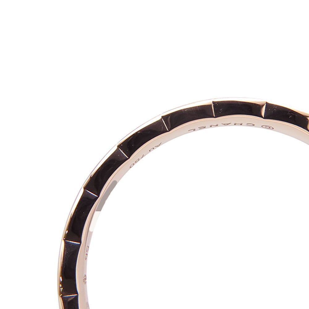 CHANEL Coco Crush Collection Ring Size 58/#18 MiniJ11785 18K Pink Gold