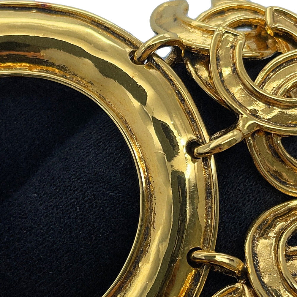 CHANEL 5-piece CC Logo Brooch Metal