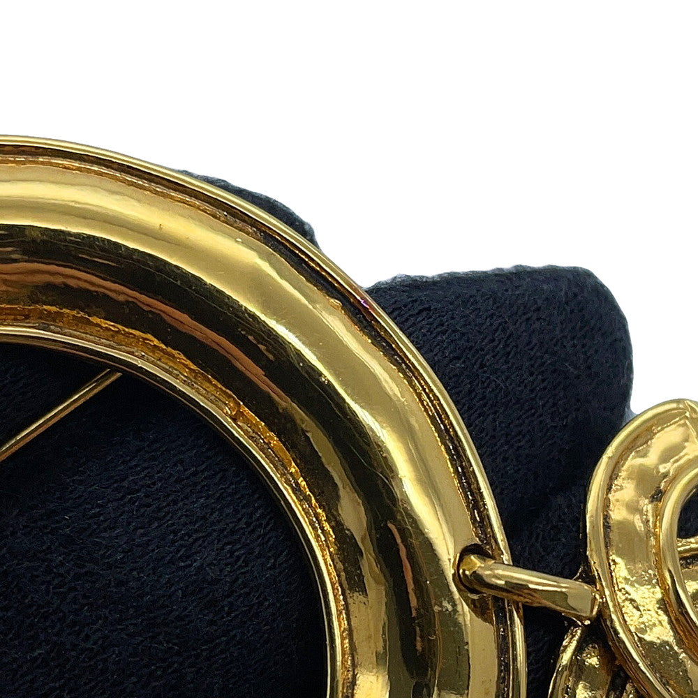CHANEL 5-piece CC Logo Brooch Metal