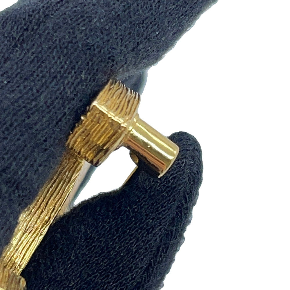 CHANEL CC Logo Brooch Metal Rhinestone