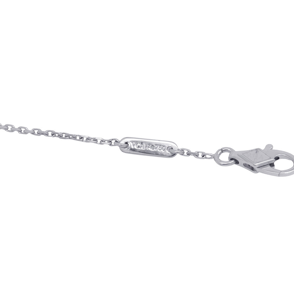 Van Cleef & Arpels Frivole Bracelet mini model Size MiniVCARP3W200 18K White Gold