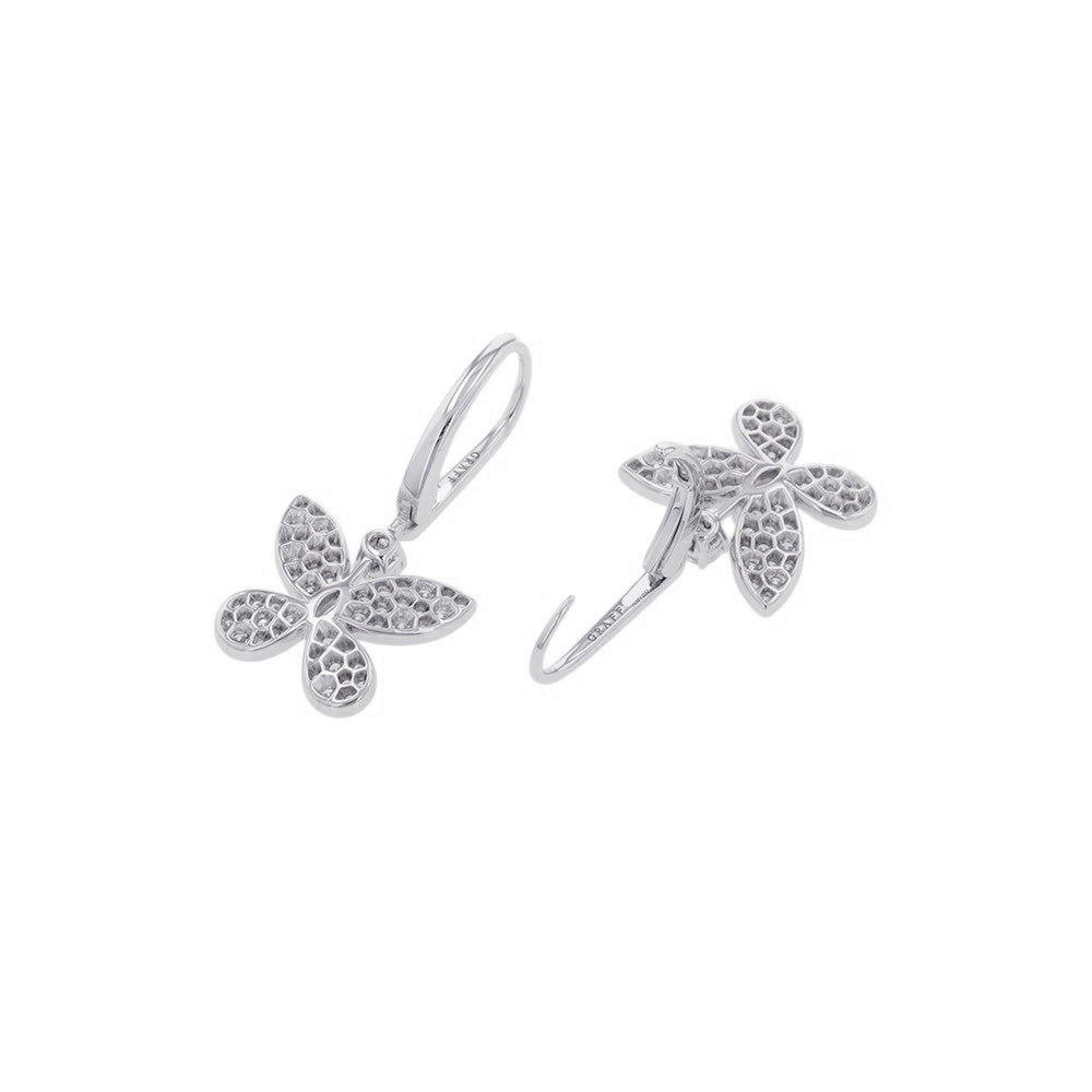 GRAFF Pavé Butterfly Mini Diamond Drop EarringsRGE1167 K185WG