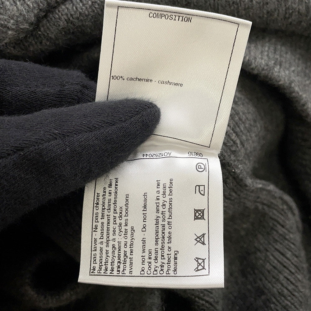 CHANEL Knit dress Size 36 GrayP59321 Cashmere100%