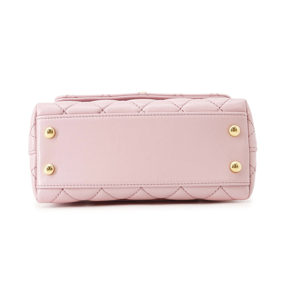 CHANEL Coco handle PinkAS2215 Lambskin Size XXS