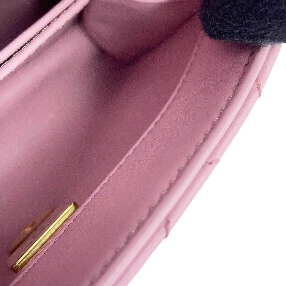CHANEL Coco handle PinkAS2215 Lambskin Size XXS