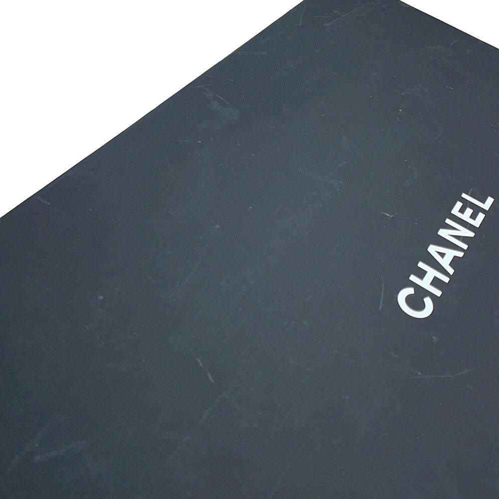 CHANEL CHANEL 22 Glitter Patchwork Chain Handbag Blue/PinkAS3261 Denim Size Small
