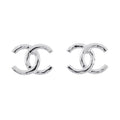 CHANEL CC Logo Earrings SilverABH287 Metal