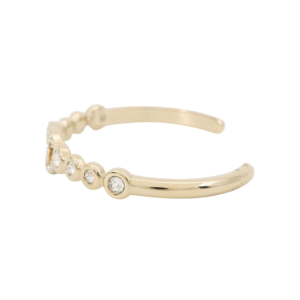 CHANEL CC LogoBangle Size M Champagne GoldABC178 Gold Plated